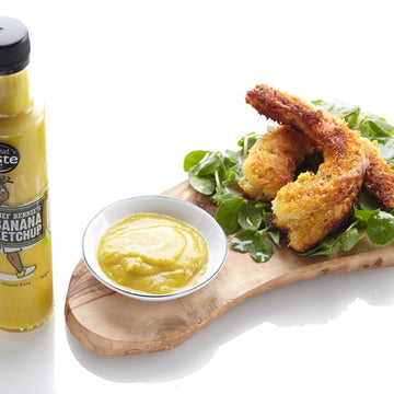 Coconut Prawns with Banana Ketchup – Yum!