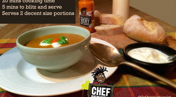 Chef Bernie's Hot Tomato & Basil Soup